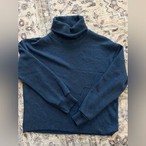 SHEIN Navy Turtleneck Sweater